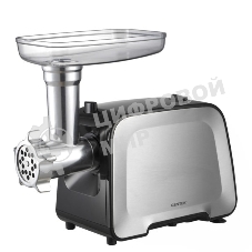 Мясорубка электрическая Centek CT-1604 2200 Bт, 2,2 кг/мин, реверс, стальной коннектор, 2 диска, 2 насадки