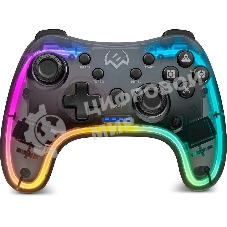 Геймпад SVEN GC-5050 черный Bluetooth Беспроводной виброотдача обратная связь (в компл.:держатель для смартфона/кабель USB) (SV-016029)