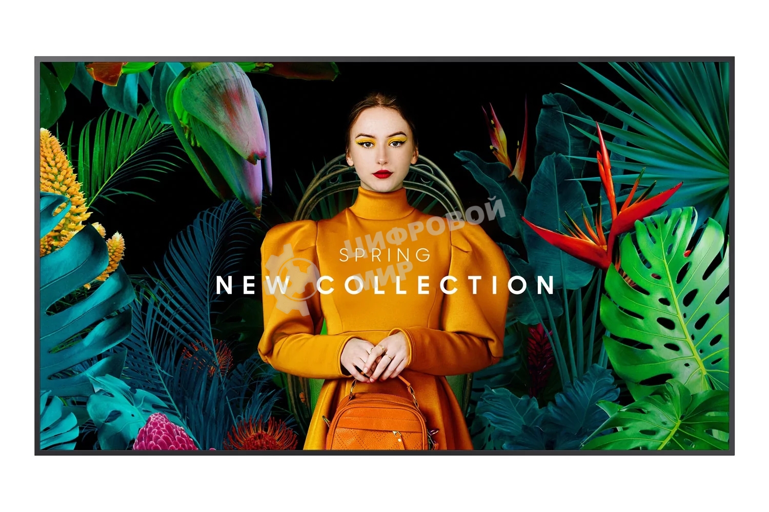 Панель Samsung QB75C черный VA, 75