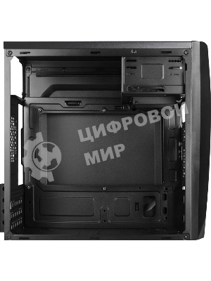Компьютерный корпус Aerocool/Formula Cs-102 (mATX, без БП, 1x USB3.0, 1x USB2.0) черный