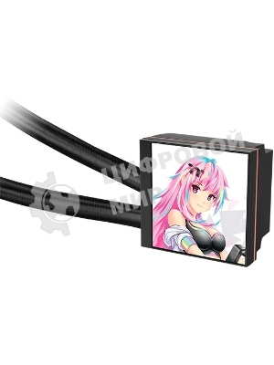 Система жидкостного охлаждения Thermaltake MAGFloe 360 Ultra ARGB Soc-AM5/AM4/1200/1700/1851 черный 4-pin 30.6dB Al+Cu LCD Ret (CL-W432-PL12SW-A)