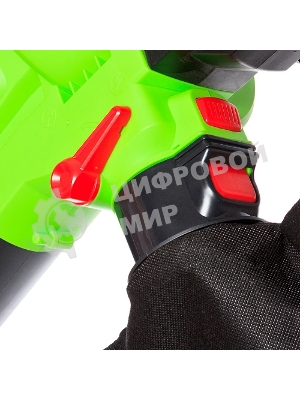 Воздуходувка-пылесос RedVerg RD-BV36/U пит.:от аккум. зеленый/черный