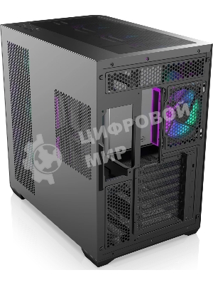 Компьютерный корпус без блока питания Case Raijintek ATREUS BT4, Midi-Tower, TG, 4x120мм ARGB, 2xUSB-A 3.0 + 1xUSB Type-C, E-ATX, ATX, mATX, mITX черный