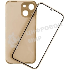 Чехол (клип-кейс) Gresso Smart Slim 360, для Apple iPhone 13, золотистый gr17smt502