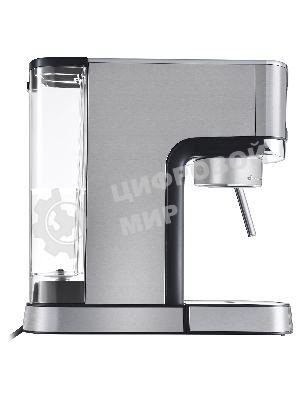 Кофеварка рожковая Evelux ECM 1009 Aroma нержавеющая сталь, исп. кофе - молотый, 1.2 л, 1350 Вт, 20 бар