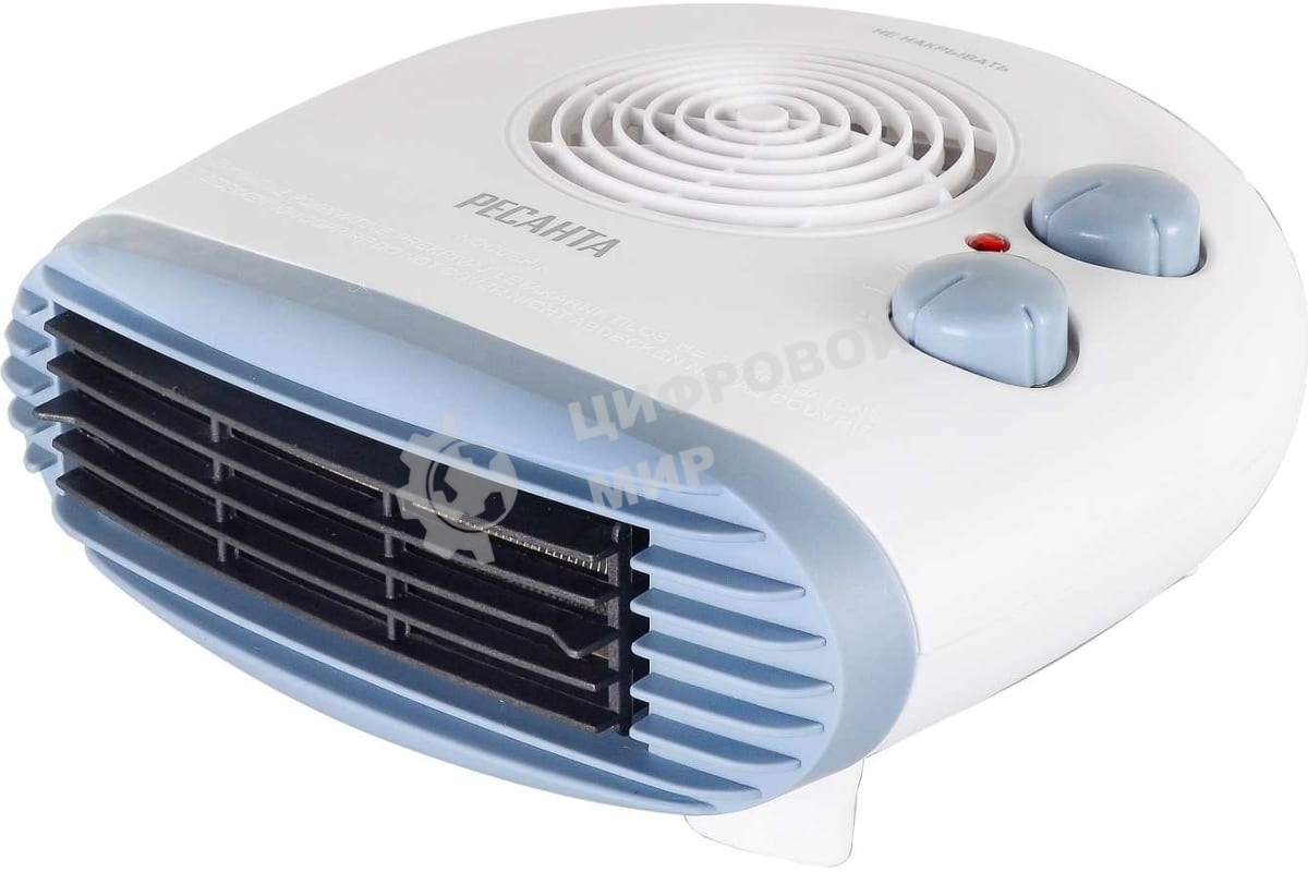 Тепловентилятор Ресанта ТВС-3, белый, 2000 Вт, 20 м2, термостат 67/2/12