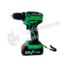 Дрель-шуруповерт Zitrek Greenpower 20 Pro 063-4061, 20 В, 4 Ач, 42 Нм, бесщеточный