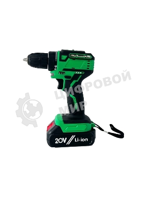 Дрель-шуруповерт Zitrek Greenpower 20 Pro 063-4061, 20 В, 4 Ач, 42 Нм, бесщеточный