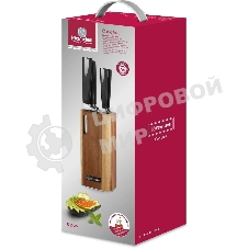 Набор из 5 ножей в блоке Rondell Cascara RD-1852