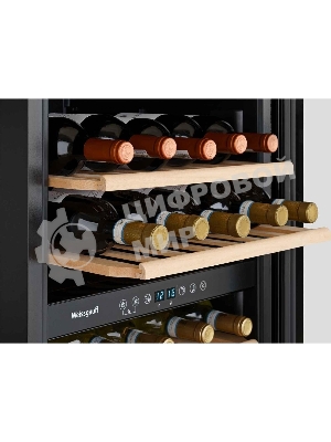 Винный холодильник Weissgauff WWC-77 DB DualZone черный