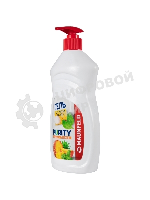 Гель для мытья посуды Maunfeld Purity Ананас и базилик 450 г MDL450PD (дозатор)