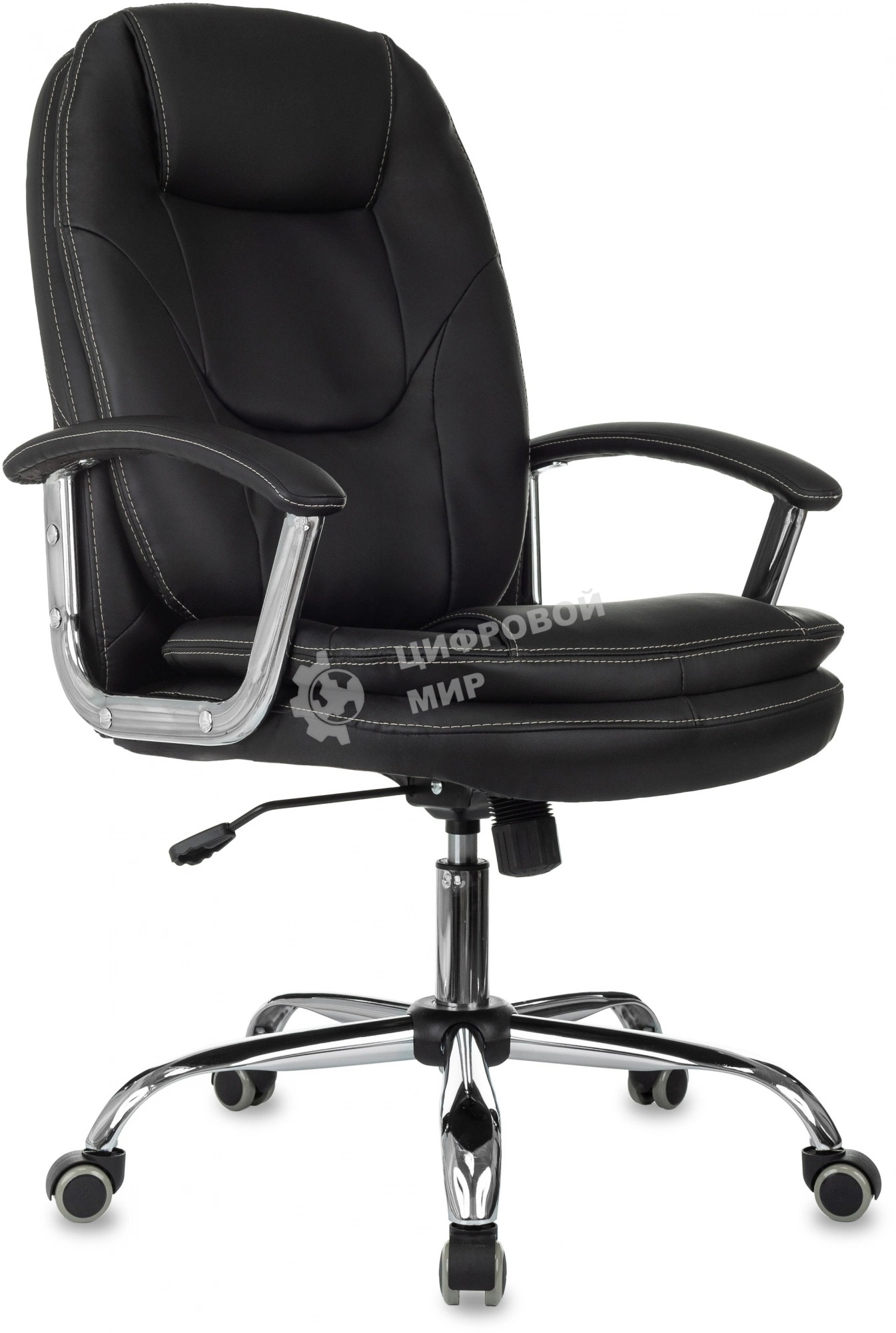 Кресло Бюрократ CH-868SL черный, экокожа