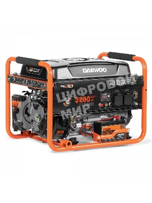 Генератор DAEWOO GDA 3500 DFE бак 18л быстрый запуск бензиновый + газ