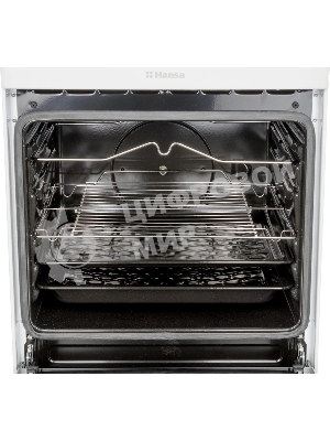 Плита электрическая Hansa FCEW54109 белый, конфорок 4 шт, духовка 65 л, 50 см x 85 см x 60 см