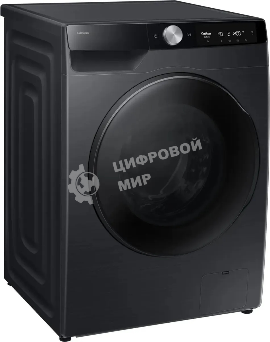 Стирально-сушильная машина Samsung WD11DG6B85BBLP черный, загрузка фронтальная 11 кг, 1400 об/мин, класс: A