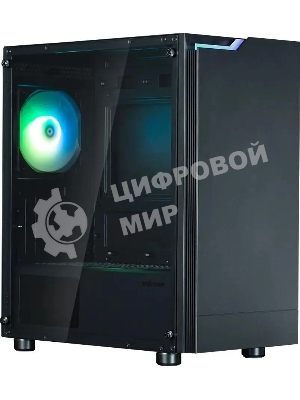 Компьютерный корпус Zalman ZM-T4 plus черный без БП mATX 1x80мм 3x120мм 1xUSB 2.0 1xUSB 3.0 audio bott PSU