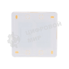 Розетка 4-м ОП 10А IP20 квадрат. без заземл. белый IONICH 1448