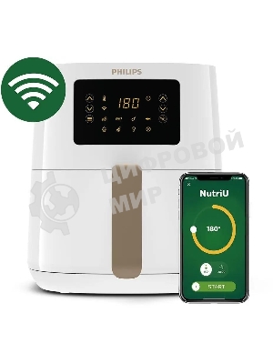 Аэрогриль Philips HD9255/30 белый, 1400 Вт, 4.1 л, сенсор, 7 программ