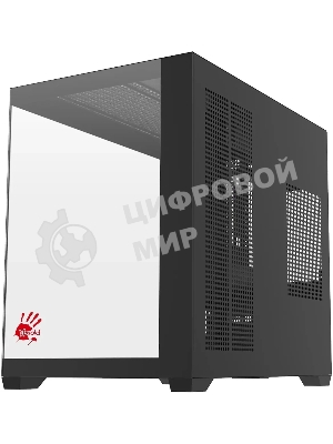Компьютерный корпус Bloody CC-122 черный без БП ATX 10x120мм 1xUSB2.0 1xUSB3.0 audio