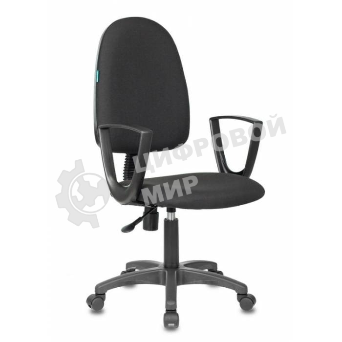 Кресло Бюрократ CH-1300N/3C11 черный, экокожа, 120 кг, механизм качания