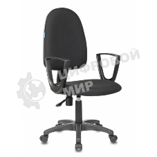 Кресло Бюрократ CH-1300N/3C11 черный, экокожа, 120 кг, механизм качания