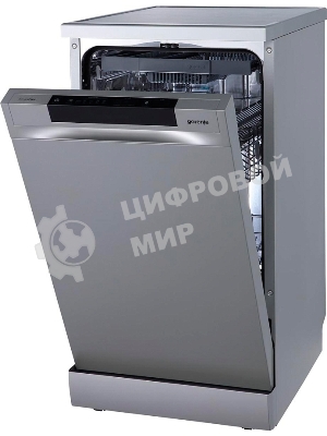 Посудомоечная машина Gorenje GS541D10X, нержавеющая сталь, 44.8 см, 11 компл., 45 дБ, класс A+++