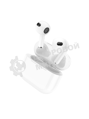 Наушники TWS Borofone BW13 белый, вкладыши, Bluetooth, сенсорное управление, до 4 ч