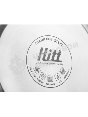 Чайник для плиты HITT H01023/1 Rondo Plus 2,5 л со св., капсул. дно, красный Л6115