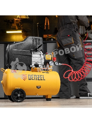 Компрессор воздушный Denzel DC1500/24 прям. привод, 1,5 кВт, 24 литра, 220 л/мин