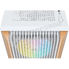 Компьютерный корпус без блока питания SAMA Z60 белый, Midi-Tower, TG, 4x140мм ARGb, 2xUSB 3.0 + 1xUSB 3.1 Type-C, E-ATX, ATX, mATX, mITX белый