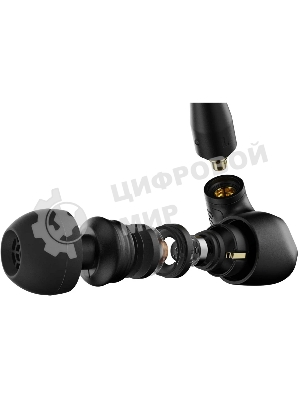 Проводные наушники Sennheiser IE 200 черный, внутриканальные, Jack 3.5 мм