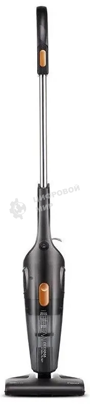 Пылесос вертикальный Deerma DX115C черный, питание от сети, 600 Вт, уборка сухая, пылесборник 1.2 л