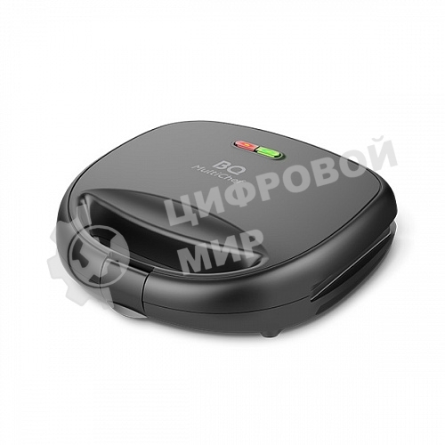 Вафельница BQ ST2001 черный, 4 in 1. MultiChef, 800 Вт, многофункциональный прибор 4 в 1, 4 пары панелей в комплекте: гриль, венские вафли, сэндвич, орешки, антипригарное покрытие панелей Non-Stick PRO, равномерный нагрев, вертикальное хранение, отсек для хранения шнура, 2 индикатора работы: нагрева и питания, диапазон температур нагрева: 230 °С, ненагревающаяся ручка, противоскользящие ножки, длина шнура: 0.7 м, напряжение: 220-240 В, 50-60 Гц, защита от поражения электротоком: класс I