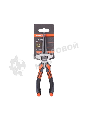 Длинногубцы PATRIOT PLN 205, Cr-V, TPR-рукоятка, 205мм