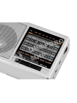 Радиоприемник портативный Hyundai H-PSR160 серебристый USB microSD