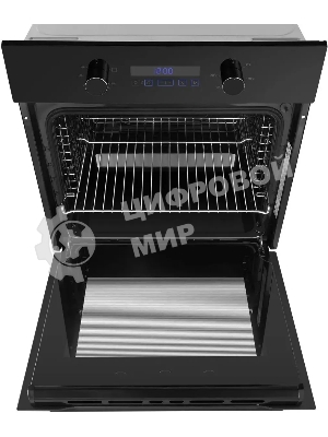 Шкаф духовой газовый с электрическим грилем Maunfeld MOGM703B2, встраиваемый