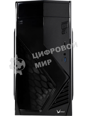 Компьютерный корпус Aerocool/Formula Cs-102 (mATX, без БП, 1x USB3.0, 1x USB2.0) черный