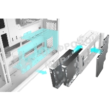 Корпус без блока питания Raijintek ATREUS BT7, Midi-Tower, TG, 7x120мм ARGB, 2xUSB-A 3.0 + 1xUSB Type-C , E-ATX, ATX, mATX, mITX White