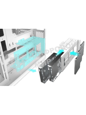 Корпус без блока питания Raijintek ATREUS BT7, Midi-Tower, TG, 7x120мм ARGB, 2xUSB-A 3.0 + 1xUSB Type-C , E-ATX, ATX, mATX, mITX White