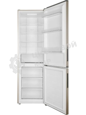 Холодильник Candy CFN6200G золотистый двухкамерный 243/91л морозилка снизу, No Frost