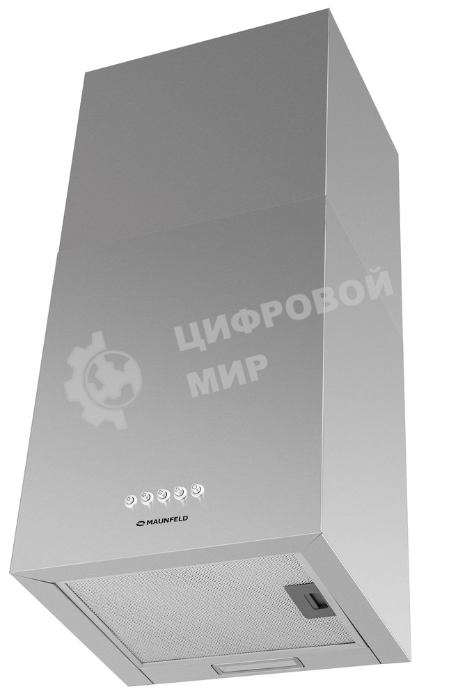 Вытяжка пристенная островная Maunfeld Box Push 40 нержавеющая сталь, 40 см, 1000 куб. м/ч, 60 дБ
