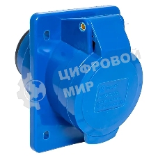 Розетка стационарная внутренняя EKF 423 ps-423-32-220 32А 220В 2P+E IP44