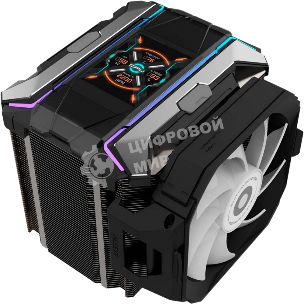 Кулер ALSEYE CPU COOLER i600 Pro-B(USA) AS.01.10.0016 черный 120мм алюминий+медь 2300rpm 35.3db 4-pin 300W 160мм