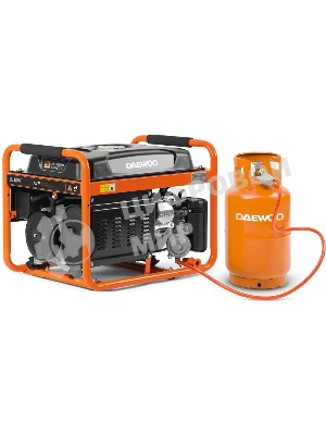 Генератор DAEWOO GDA 3500 DFE бак 18л быстрый запуск бензиновый + газ