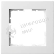 Рамка Jasmart 1-м G-Classic белый глянцевый