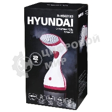 Отпариватель Hyundai H-HS02123 белый/вишневый, 1650 Вт, 28 г/мин, 300 мл
