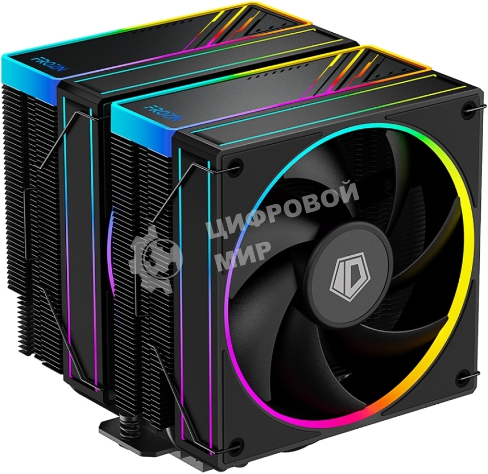 Устройство охлаждения(кулер) ID-Cooling Frozn A620 ARGb черный 120мм алюминий+медь 2000rpm 30db 4-pin 270W 154мм