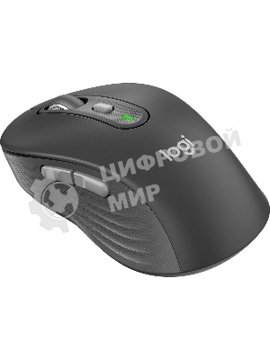 Мышь беспроводная Logitech M750 графитовый, 4000 dpi, радиоканал, Bluetooth, USB, кнопки - 5