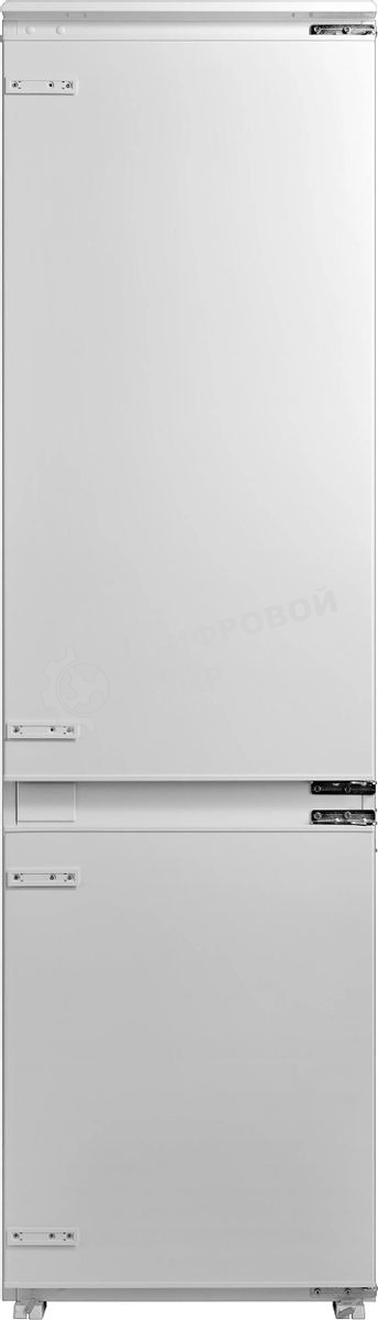 Встраиваемый холодильник Hyundai HBR 1946 2-хкамерн. белый