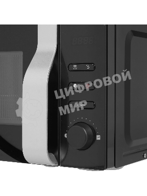 Микроволновая печь Hyundai HYM-M2061 черный, 20 л, 700 Вт, переключатели - кнопки, поворотный механизм